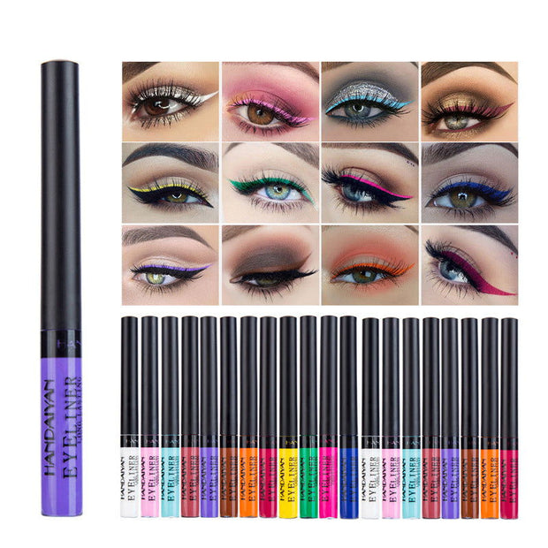 12-color matte eyeliner - Glow Goddess Cosmetics