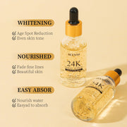 24K Gold Foil30mL Vitamin E Retinol Anti-wrinkle The Lifting Face Serum - Glow Goddess Cosmetics