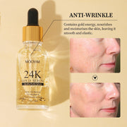 24K Gold Foil30mL Vitamin E Retinol Anti-wrinkle The Lifting Face Serum - Glow Goddess Cosmetics