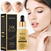 24K Gold Foil30mL Vitamin E Retinol Anti-wrinkle The Lifting Face Serum - Glow Goddess Cosmetics