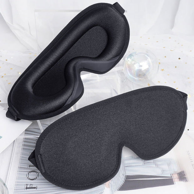 3D Sleeping Eye Mask Stereo Breathable Black Shading Eye Mask - Glow Goddess Cosmetics