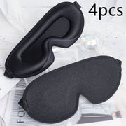 3D Sleeping Eye Mask Stereo Breathable Black Shading Eye Mask - Glow Goddess Cosmetics