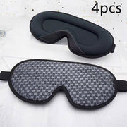 3D Sleeping Eye Mask Stereo Breathable Black Shading Eye Mask - Glow Goddess Cosmetics