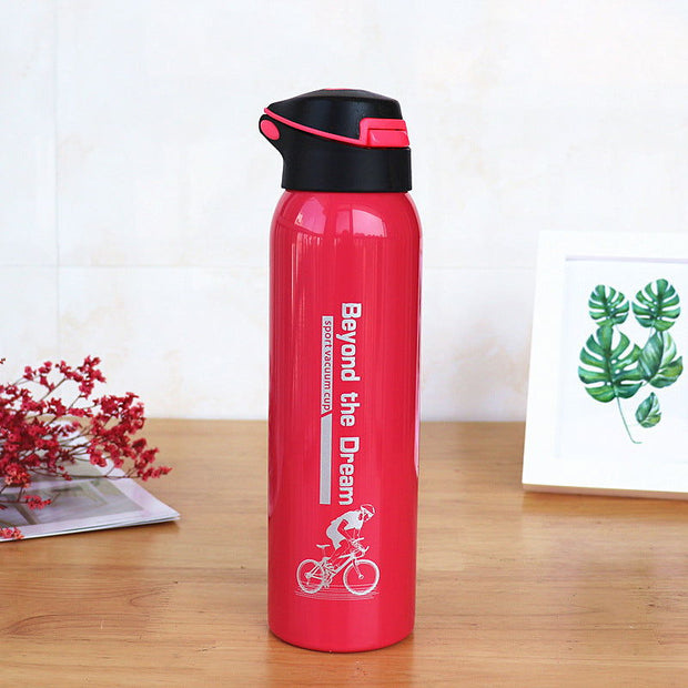 500ML Sport Thermos Water Bottle - Glow Goddess Cosmetics