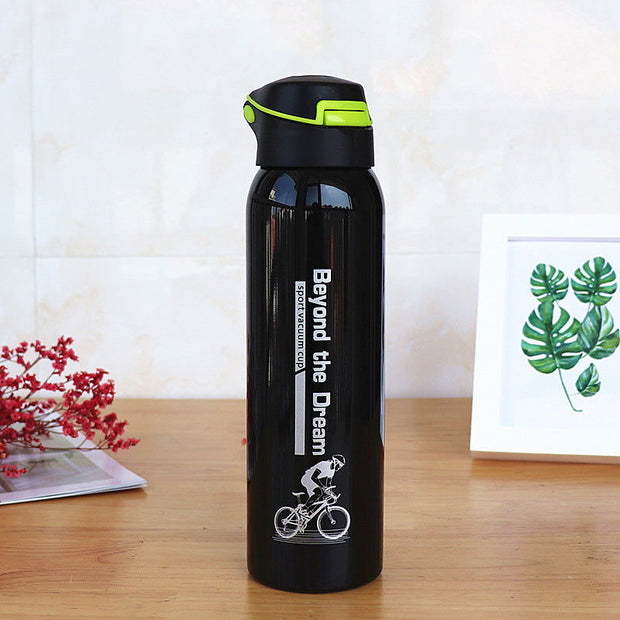 500ML Sport Thermos Water Bottle - Glow Goddess Cosmetics