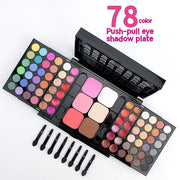 78 Colors Makeup Set 78 Colors Eye Shadow Blush Lip Gloss Makeup Combination Shading Powder Lipstick Eye Shadow Plate Set - Glow Goddess Cosmetics