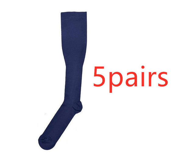 Anti-Fatigue Compression Socks 5 Packs - Glow Goddess Cosmetics