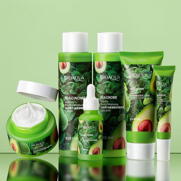 Avocado Elastic Moisturizing Suit Hydrating Skin Care Products - Glow Goddess Cosmetics