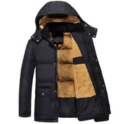 Clothing plus velvet padded jacket men winter - Glow Goddess Cosmetics