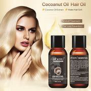 Coconut Oil Repair Frizz Repair Damage Hair Care Hair - Glow Goddess Cosmetics