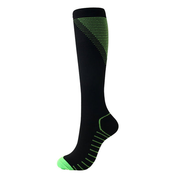 Color pattern V-shaped compression socks - Glow Goddess Cosmetics