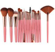 Cross border for MAANGE 18 make-up and brush suits with fan-shaped makeup tools to sell eBay hot sales - Glow Goddess Cosmetics