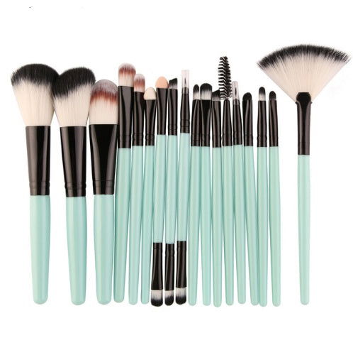 Cross border for MAANGE 18 make-up and brush suits with fan-shaped makeup tools to sell eBay hot sales - Glow Goddess Cosmetics