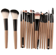 Cross border for MAANGE 18 make-up and brush suits with fan-shaped makeup tools to sell eBay hot sales - Glow Goddess Cosmetics