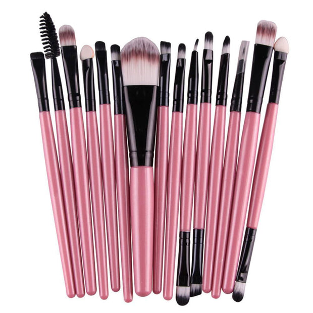 Cross border for MAANGE 18 make-up and brush suits with fan-shaped makeup tools to sell eBay hot sales - Glow Goddess Cosmetics