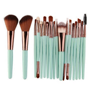 Cross border for MAANGE 18 make-up and brush suits with fan-shaped makeup tools to sell eBay hot sales - Glow Goddess Cosmetics