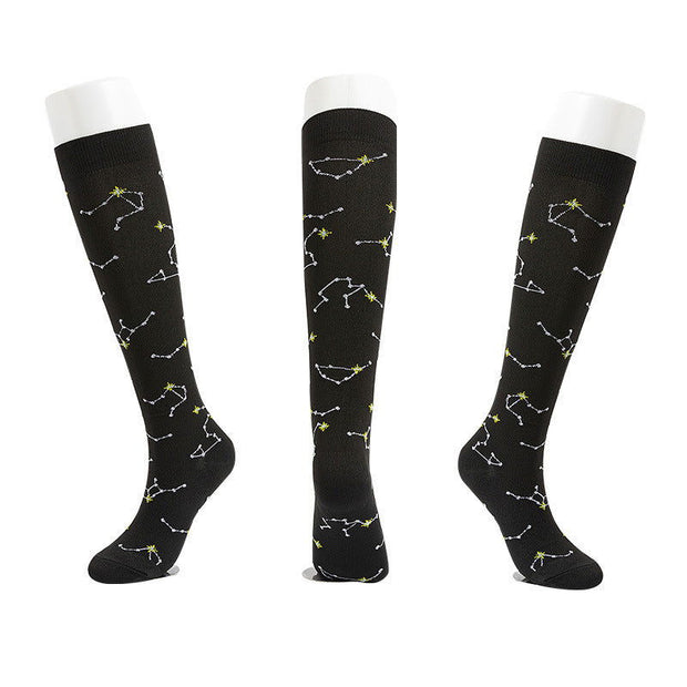 Cycling Socks, Sports Compression Socks, Mixable Compression Socks - Glow Goddess Cosmetics