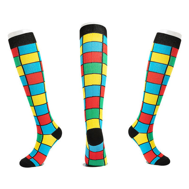 Cycling Socks, Sports Compression Socks, Mixable Compression Socks - Glow Goddess Cosmetics