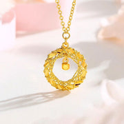 Fashion Gold Circle Net Design Necklace For Women Jewelry - Glow Goddess Cosmetics