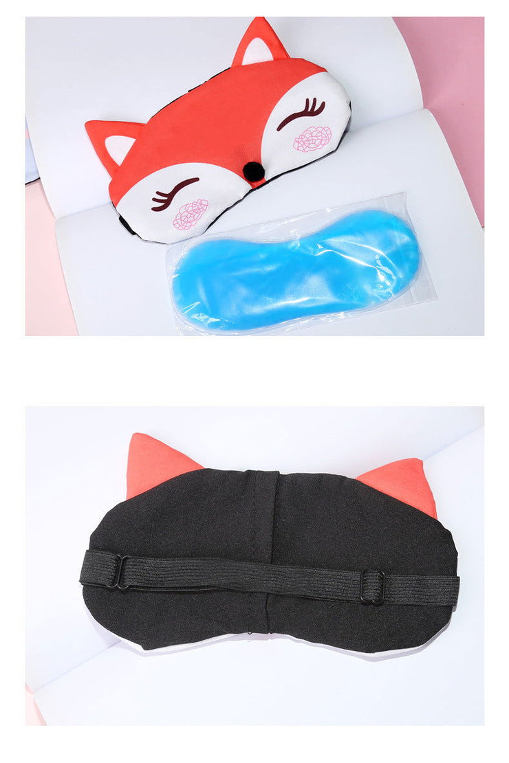 Fox Sleeping Eye Mask Cartoon Shading - Glow Goddess Cosmetics