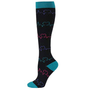 Ladies running stretch compression sports socks - Glow Goddess Cosmetics