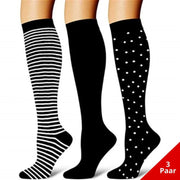 Ladies running stretch compression sports socks - Glow Goddess Cosmetics