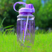 Large capacity plastic water bottle - Glow Goddess Cosmetics