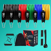 Latex Pull Rope Exercises Resistance Bands Stretch Training Yoga Band - Glow Goddess Cosmetics