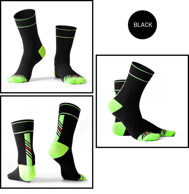 Male and female compression cycling socks - Glow Goddess Cosmetics