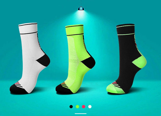 Male and female compression cycling socks - Glow Goddess Cosmetics