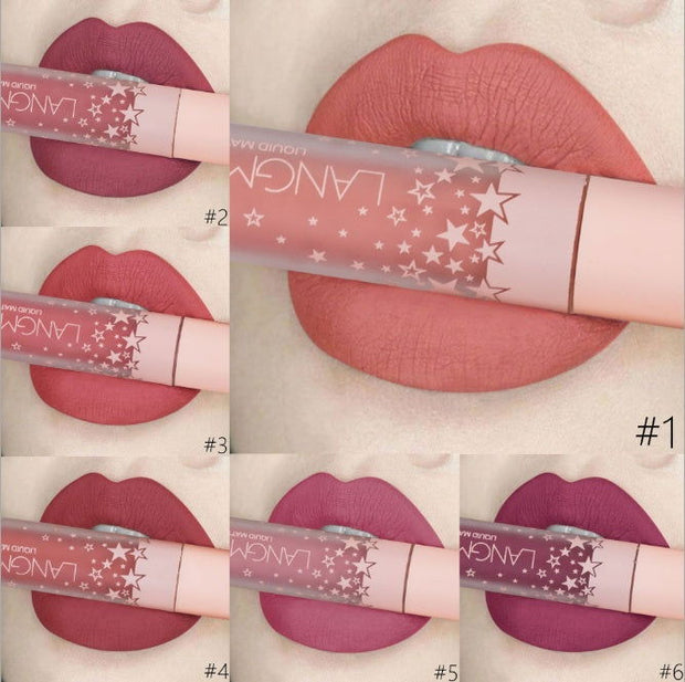 Matte Lipstick Waterproof Long-lasting Velvet Lipstick Set - Glow Goddess Cosmetics