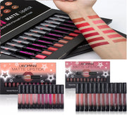 Matte Lipstick Waterproof Long-lasting Velvet Lipstick Set - Glow Goddess Cosmetics