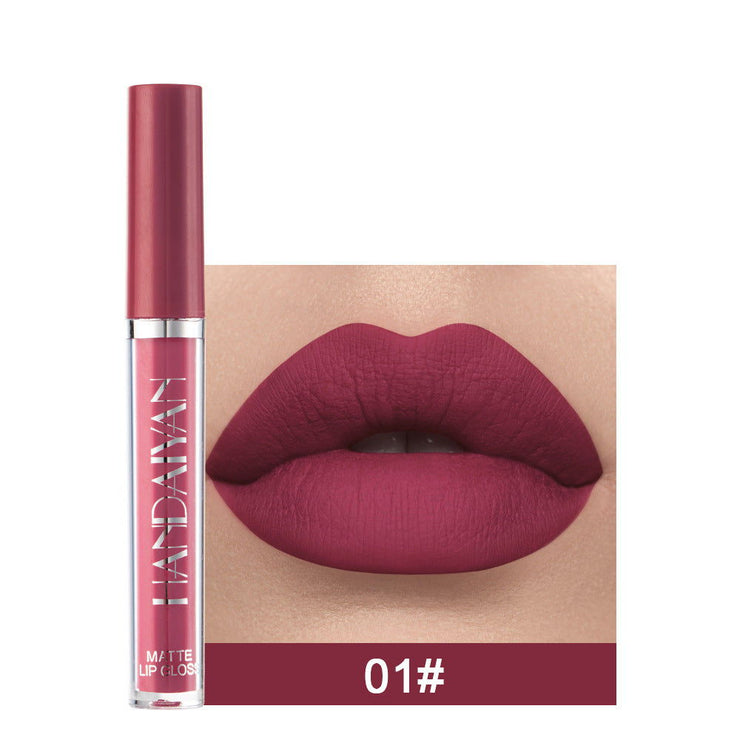 Matte Non-stick Cup Lip Gloss, Non-fading Matte Liquid Lipstick - Glow Goddess Cosmetics