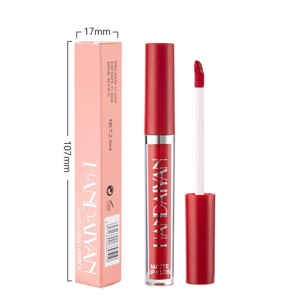 Matte Non-stick Cup Lip Gloss, Non-fading Matte Liquid Lipstick - Glow Goddess Cosmetics