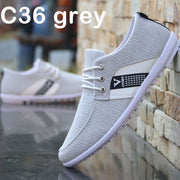 Men'S Soft-Soled Canvas Shoes, Sports And Leisure Old Beijing Cloth Shoes, Peas Shoes - Glow Goddess Cosmetics