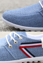 Men'S Soft-Soled Canvas Shoes, Sports And Leisure Old Beijing Cloth Shoes, Peas Shoes - Glow Goddess Cosmetics