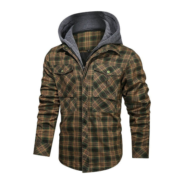 Men Warm Jacket Fleece Thick Autumn Winter Detachable Hoodies Jackets Men Slim Fit Men Clothing - Glow Goddess Cosmetics