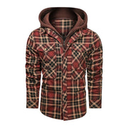 Men Warm Jacket Fleece Thick Autumn Winter Detachable Hoodies Jackets Men Slim Fit Men Clothing - Glow Goddess Cosmetics