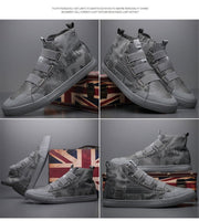 Men's High-top Camouflage Canvas Shoes Youth Fashion Casual Shoes - Glow Goddess Cosmetics