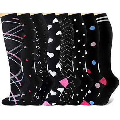 Outdoor Sports Men's And Women's Long Tube Compression Socks - Glow Goddess Cosmetics