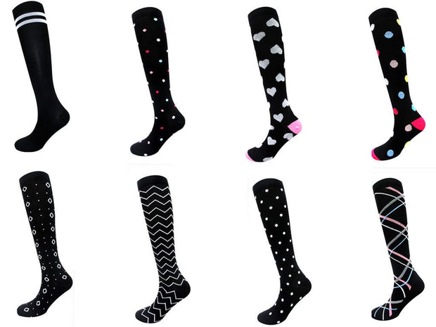 Outdoor Sports Men's And Women's Long Tube Compression Socks - Glow Goddess Cosmetics