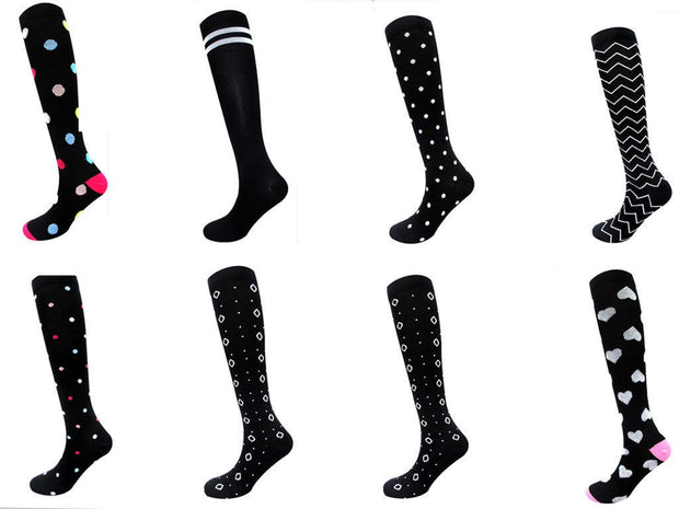 Outdoor Sports Men's And Women's Long Tube Compression Socks - Glow Goddess Cosmetics