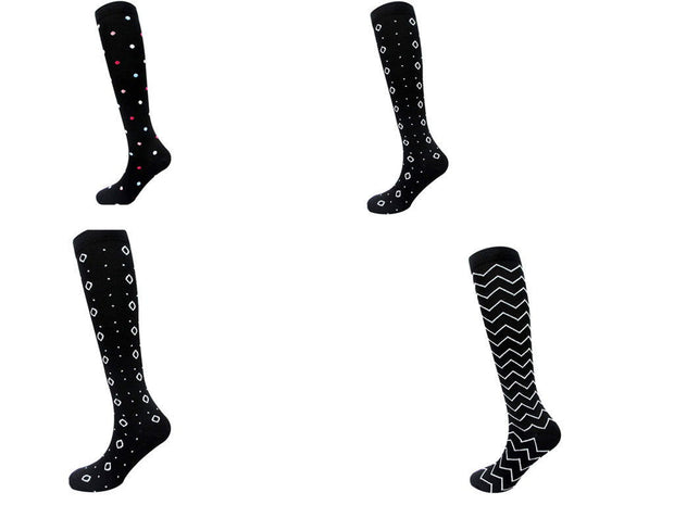 Outdoor Sports Men's And Women's Long Tube Compression Socks - Glow Goddess Cosmetics