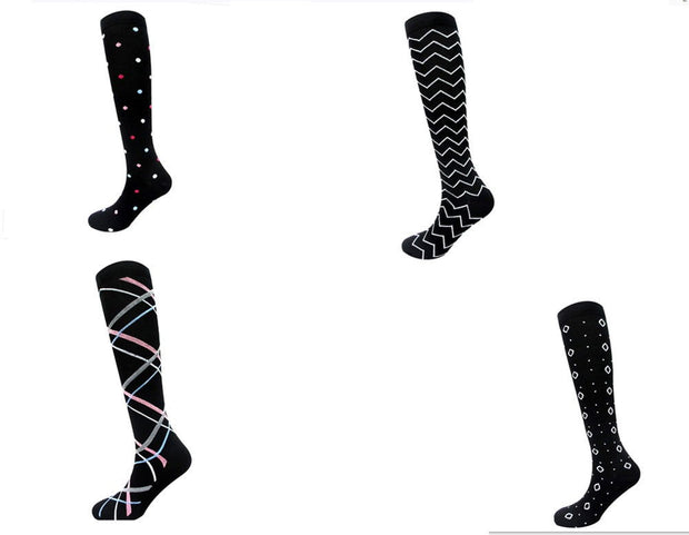 Outdoor Sports Men's And Women's Long Tube Compression Socks - Glow Goddess Cosmetics