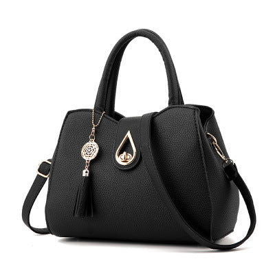 SMOOZA Famous Designer Brand Luxury Women Handbag Tassel Women Bag Top-Handle Bags Fashion Women Messenger Shoulder Bags - Glow Goddess Cosmetics