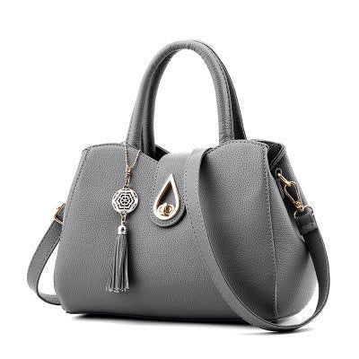 SMOOZA Famous Designer Brand Luxury Women Handbag Tassel Women Bag Top-Handle Bags Fashion Women Messenger Shoulder Bags - Glow Goddess Cosmetics