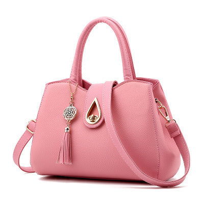 SMOOZA Famous Designer Brand Luxury Women Handbag Tassel Women Bag Top-Handle Bags Fashion Women Messenger Shoulder Bags - Glow Goddess Cosmetics