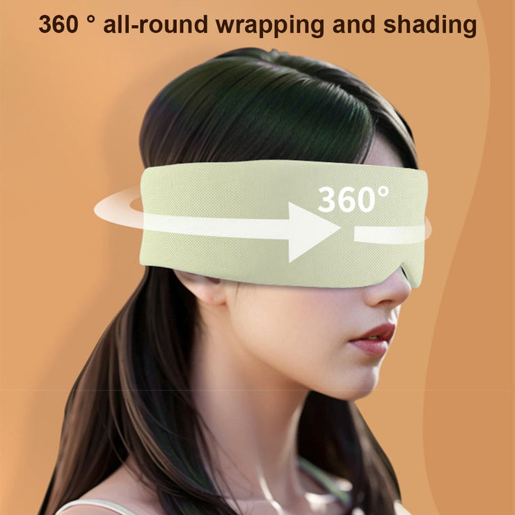 Silk Cotton Padded Eye Full Cover Block Light Blindfold Double Face Warm Cold Sleeping Masks For Women Soft And Comfortable Blindfold For Travelling - Glow Goddess Cosmetics