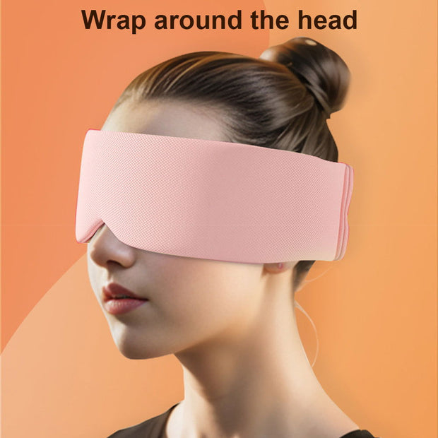 Silk Cotton Padded Eye Full Cover Block Light Blindfold Double Face Warm Cold Sleeping Masks For Women Soft And Comfortable Blindfold For Travelling - Glow Goddess Cosmetics