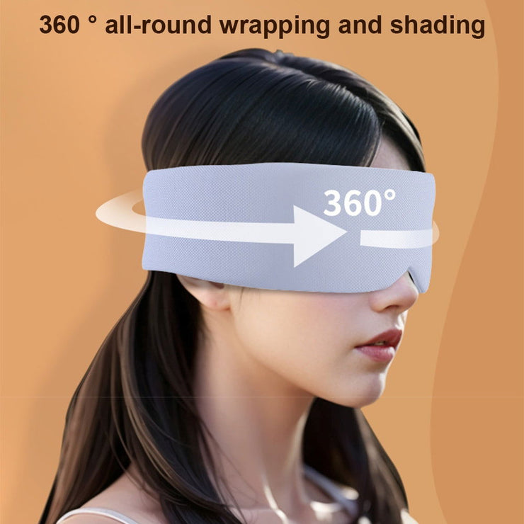 Silk Cotton Padded Eye Full Cover Block Light Blindfold Double Face Warm Cold Sleeping Masks For Women Soft And Comfortable Blindfold For Travelling - Glow Goddess Cosmetics